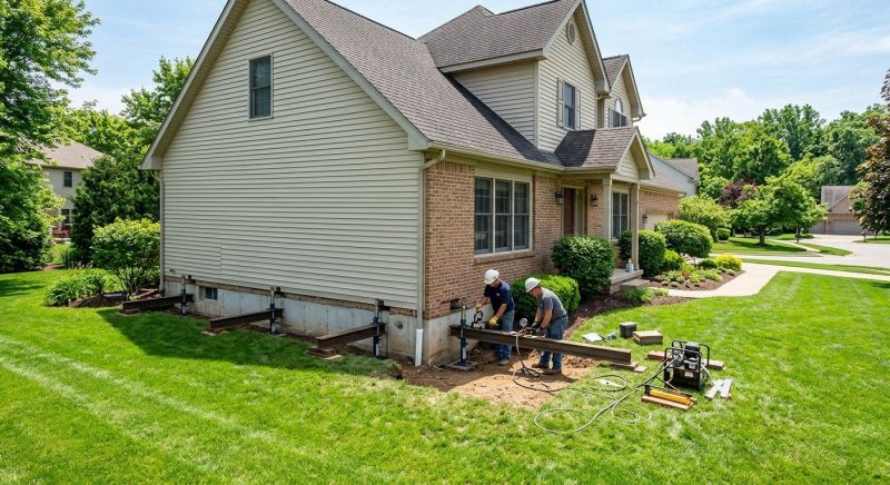 House Foundation Leveling in Columbus, OH